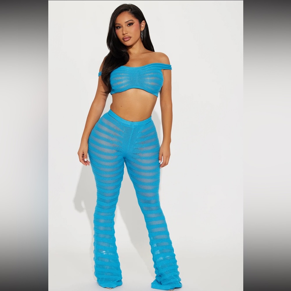 Key West Mami Pant Set - Turquoise